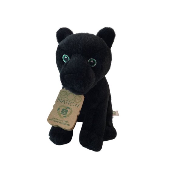 Aurora Other - Aurora Eco Nation Black Panther Plush 8" Stuffed Animal Toy #35043 NWT